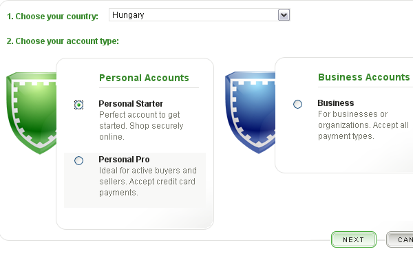 AlertPay számlanyitási segédlet magyarul